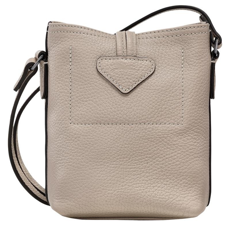 Bolsas Hombro Longchamp Roseau Essential XS Mujer Gris | 6281-WUBJM