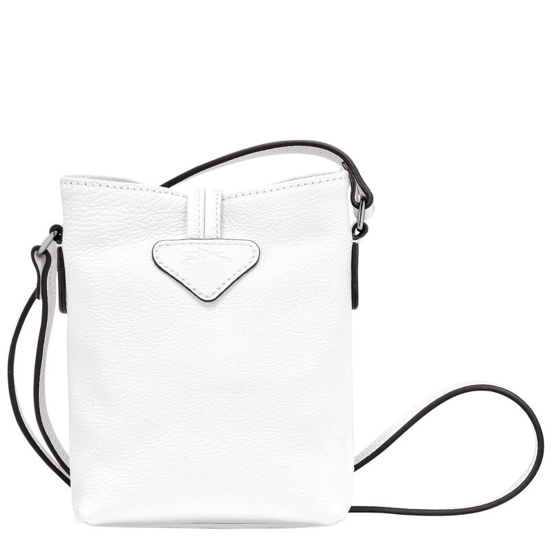 Bolsas Hombro Longchamp Roseau XS Mujer Blancas | 1870-FQLPS