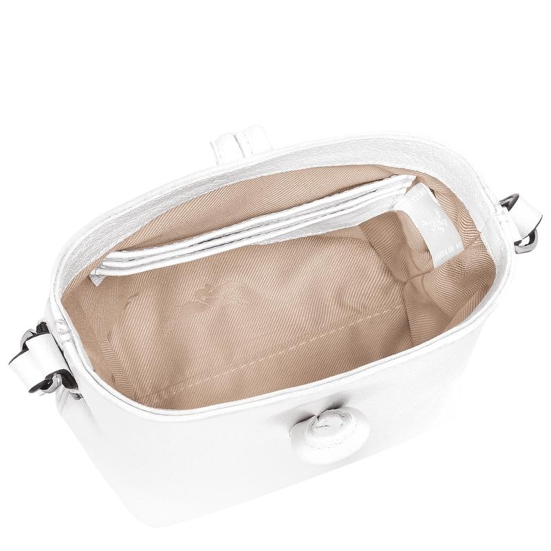 Bolsas Hombro Longchamp Roseau XS Mujer Blancas | 1870-FQLPS