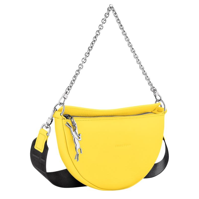 Bolsas Hombro Longchamp Smile S Mujer Amarillo | 7138-YJNAV