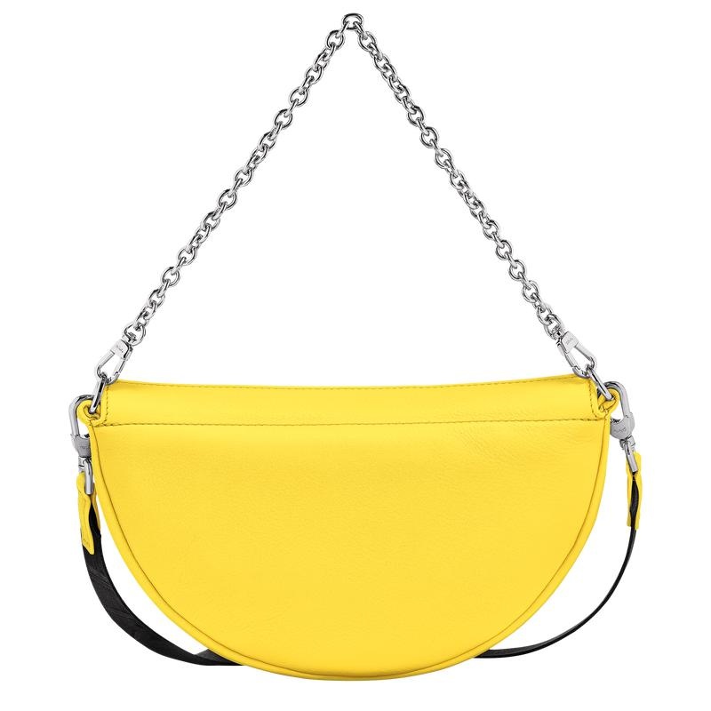 Bolsas Hombro Longchamp Smile S Mujer Amarillo | 7138-YJNAV