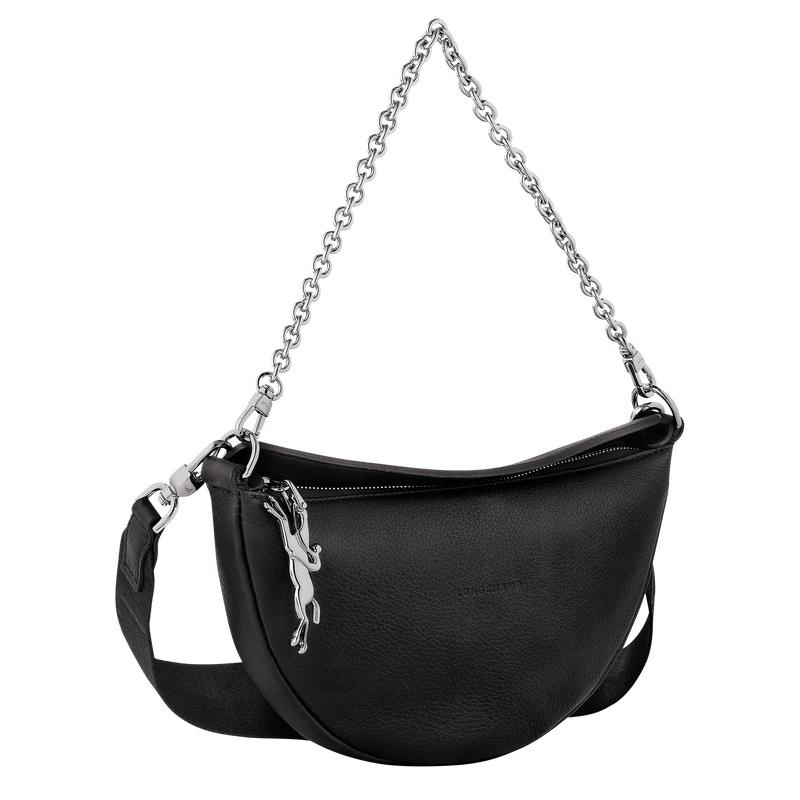 Bolsas Hombro Longchamp Smile S Mujer Negras | 5678-JWZGX