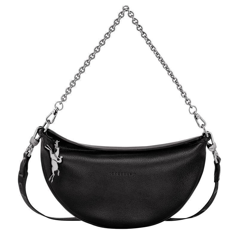 Bolsas Hombro Longchamp Smile S Mujer Negras | 5678-JWZGX