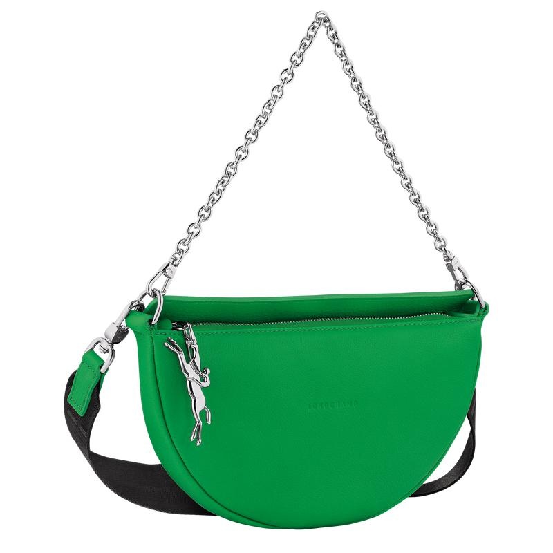 Bolsas Hombro Longchamp Smile S Mujer Verde | 3567-OBGNX