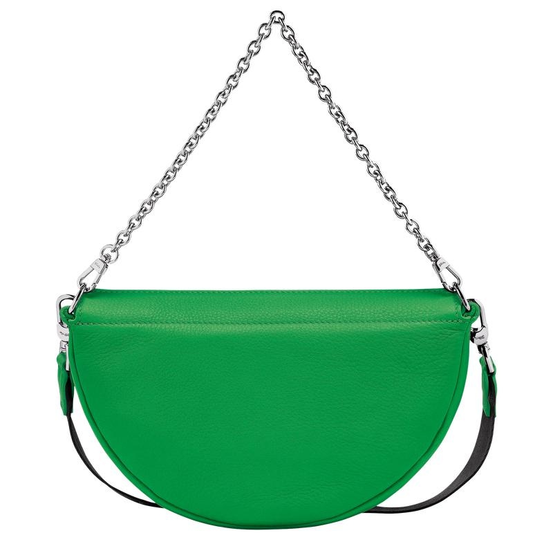 Bolsas Hombro Longchamp Smile S Mujer Verde | 3567-OBGNX