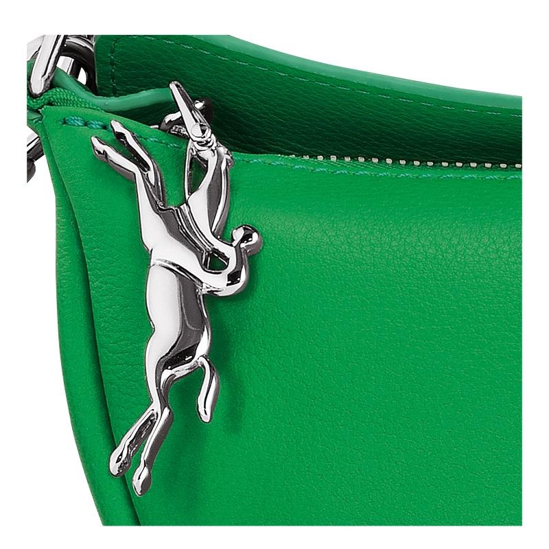 Bolsas Hombro Longchamp Smile S Mujer Verde | 3567-OBGNX