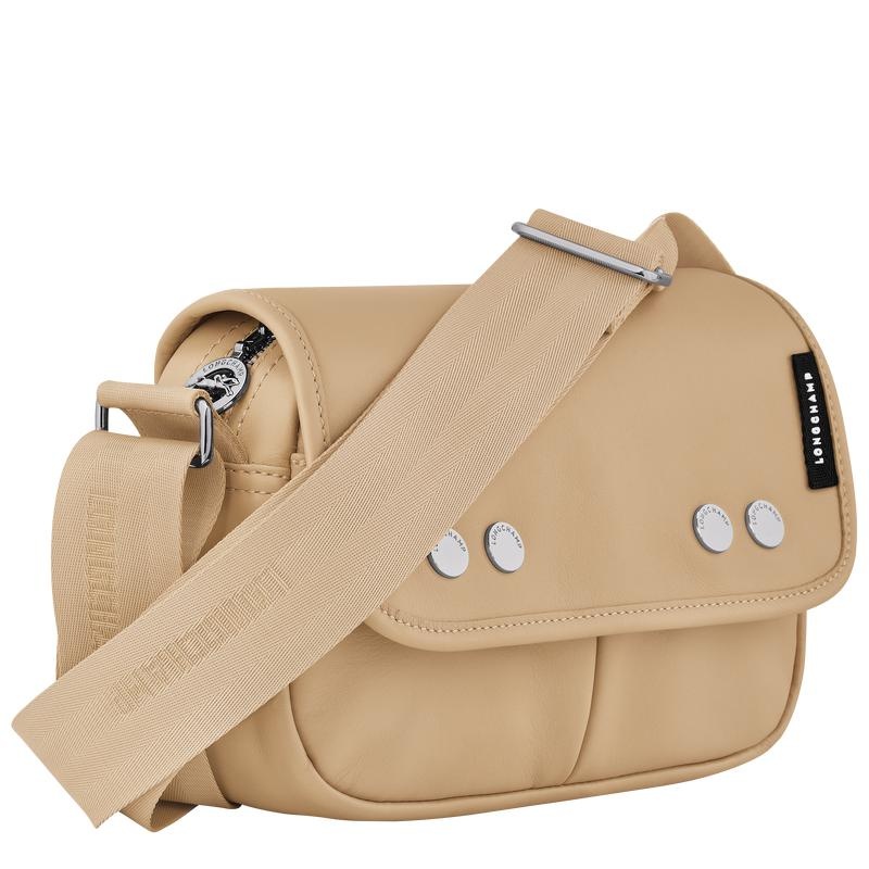 Bolsas Hombro Longchamp Très Paris S Mujer Beige | 9078-QFDYM