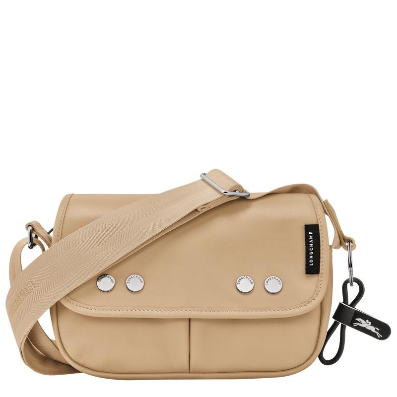 Bolsas Hombro Longchamp Très Paris S Mujer Beige | 9078-QFDYM