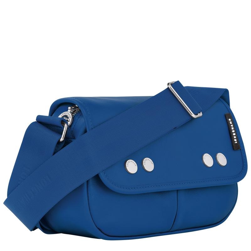 Bolsas Hombro Longchamp Très Paris S Mujer Azules | 1374-GREZT