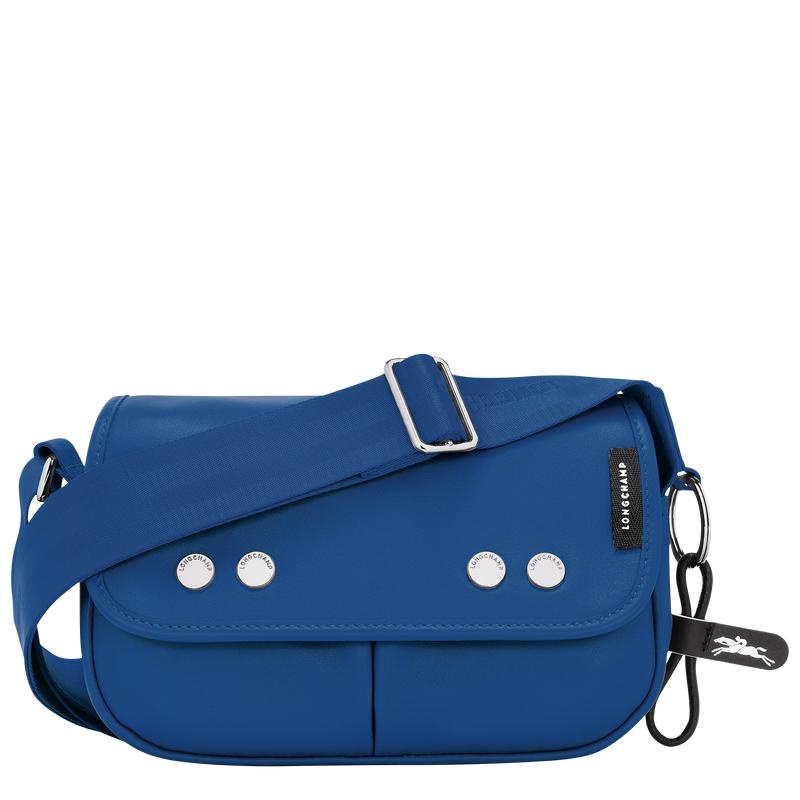 Bolsas Hombro Longchamp Très Paris S Mujer Azules | 1374-GREZT