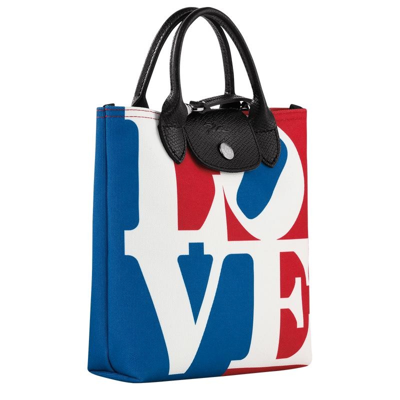 Bolsas Hombro Longchamp x Robert Indiana XS Hombre Blancas | 2816-NAPYU