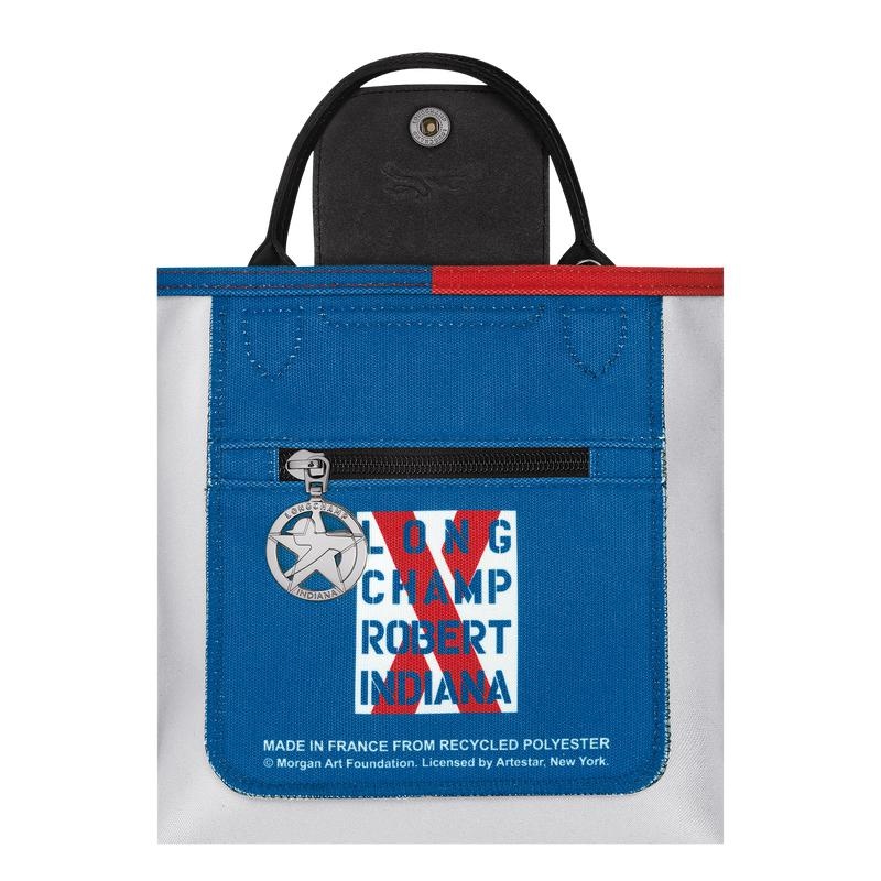 Bolsas Hombro Longchamp x Robert Indiana XS Hombre Blancas | 2816-NAPYU