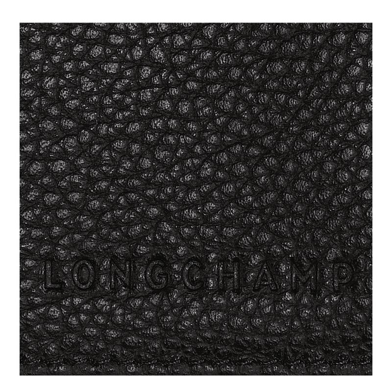 Bolsas de Viaje Longchamp Le Foulonné Passport cover Mujer Negras | 7298-BECKD