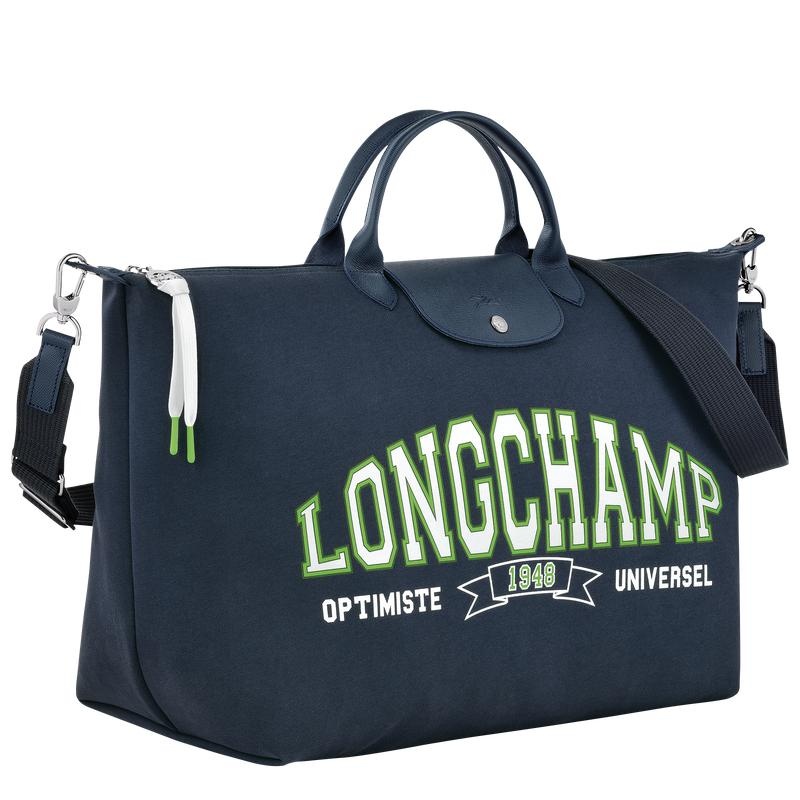 Bolsas de Viaje Longchamp Le Pliage Colección Hombre Azul Marino | 8370-WVYJK