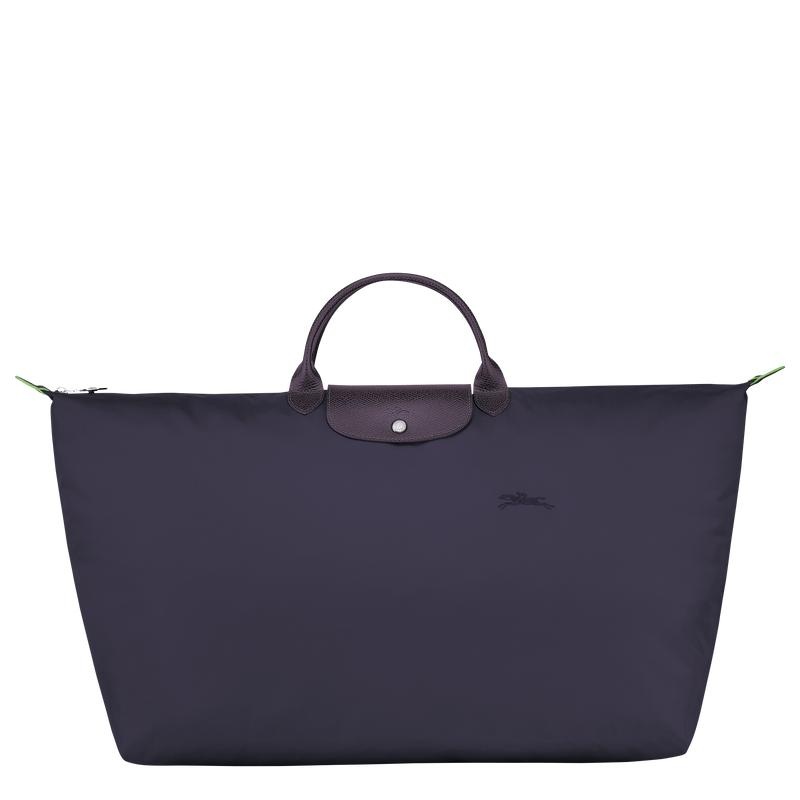 Bolsas de Viaje Longchamp Le Pliage Green M Mujer Moradas | 5718-GSRJF