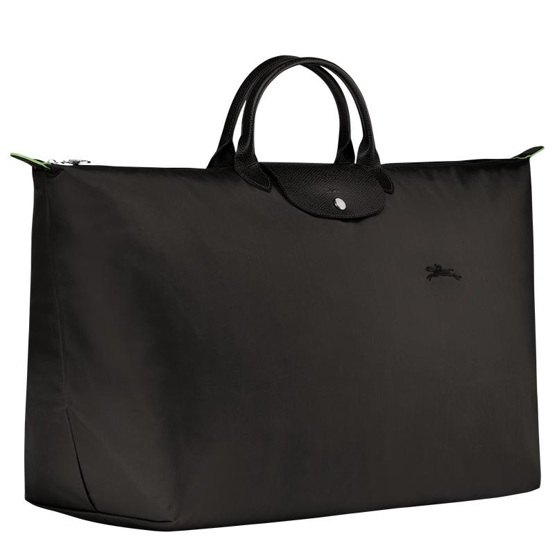 Bolsas de Viaje Longchamp Le Pliage Green M Mujer Negras | 6540-ECFSH