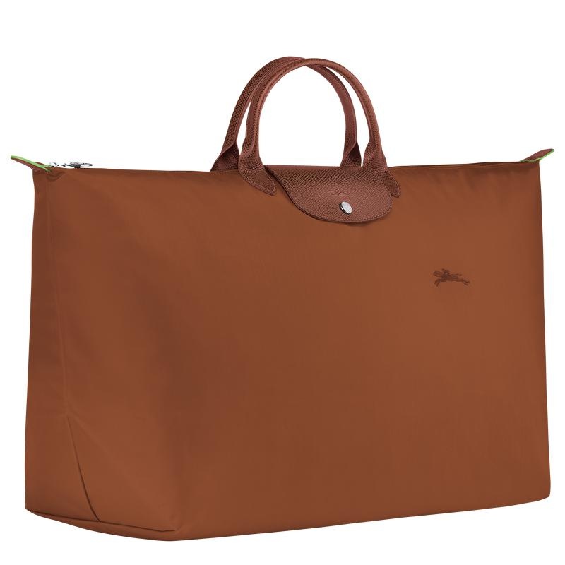 Bolsas de Viaje Longchamp Le Pliage Green M Mujer Marrones | 2178-PLMIS