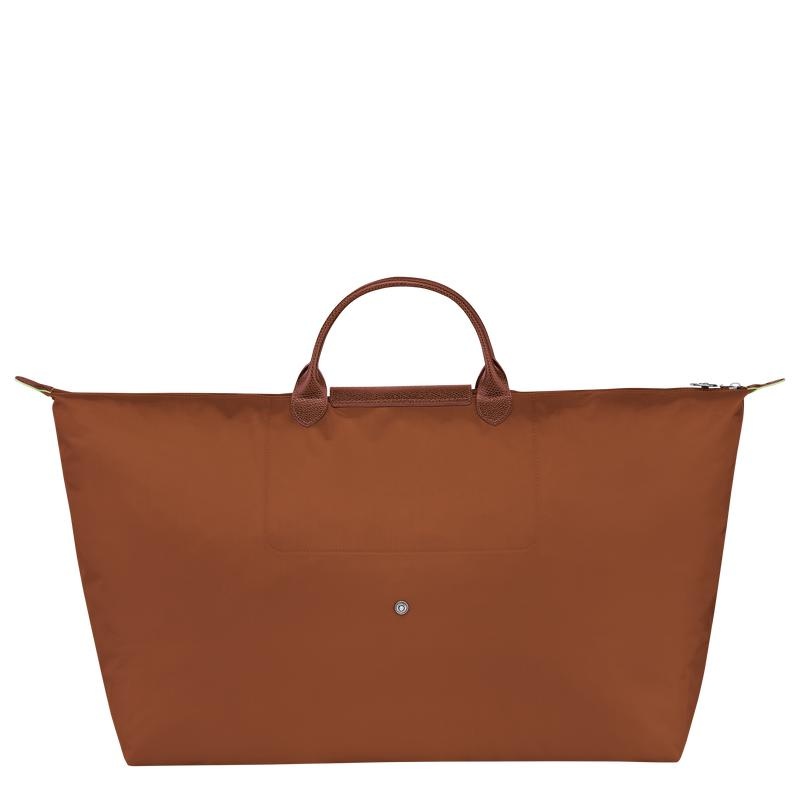 Bolsas de Viaje Longchamp Le Pliage Green M Mujer Marrones | 2178-PLMIS