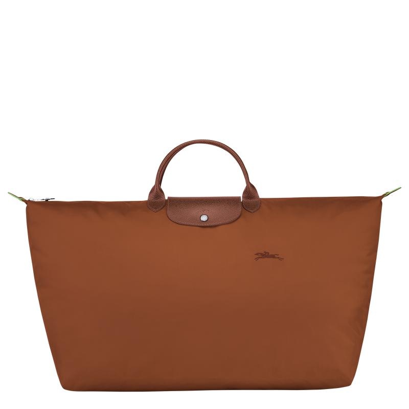 Bolsas de Viaje Longchamp Le Pliage Green M Mujer Marrones | 2178-PLMIS