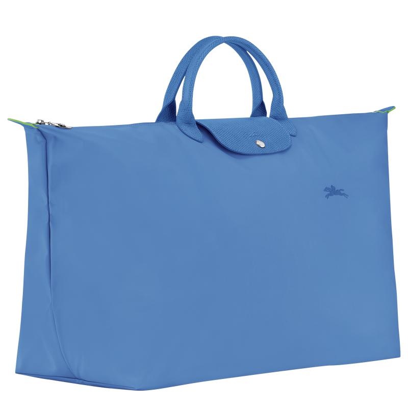 Bolsas de Viaje Longchamp Le Pliage Green M Mujer Azules | 1632-TDRXL