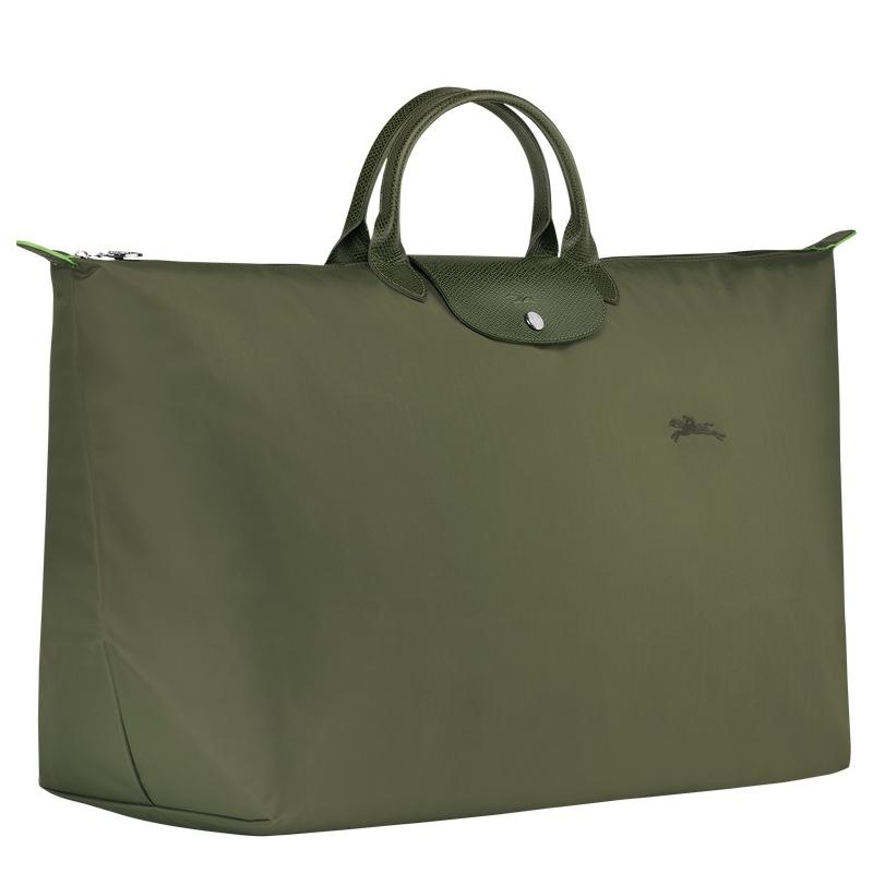 Bolsas de Viaje Longchamp Le Pliage Green M Mujer Verde | 4081-UDIQT