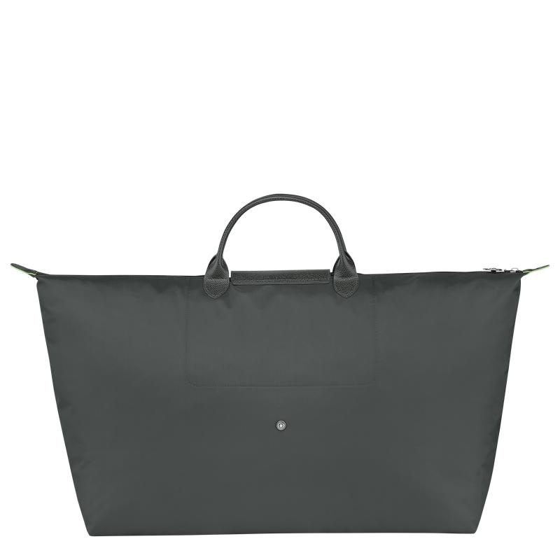 Bolsas de Viaje Longchamp Le Pliage Green M Mujer Gris | 6314-EKLTM