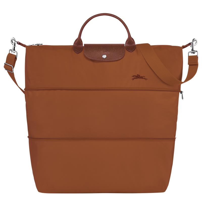 Bolsas de Viaje Longchamp Le Pliage Green expandable Hombre Marrones | 6245-LFNVY