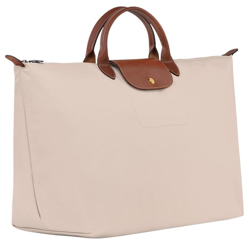 Bolsas de Viaje Longchamp Le Pliage Original S Mujer Blancas | 1472-WVRHY