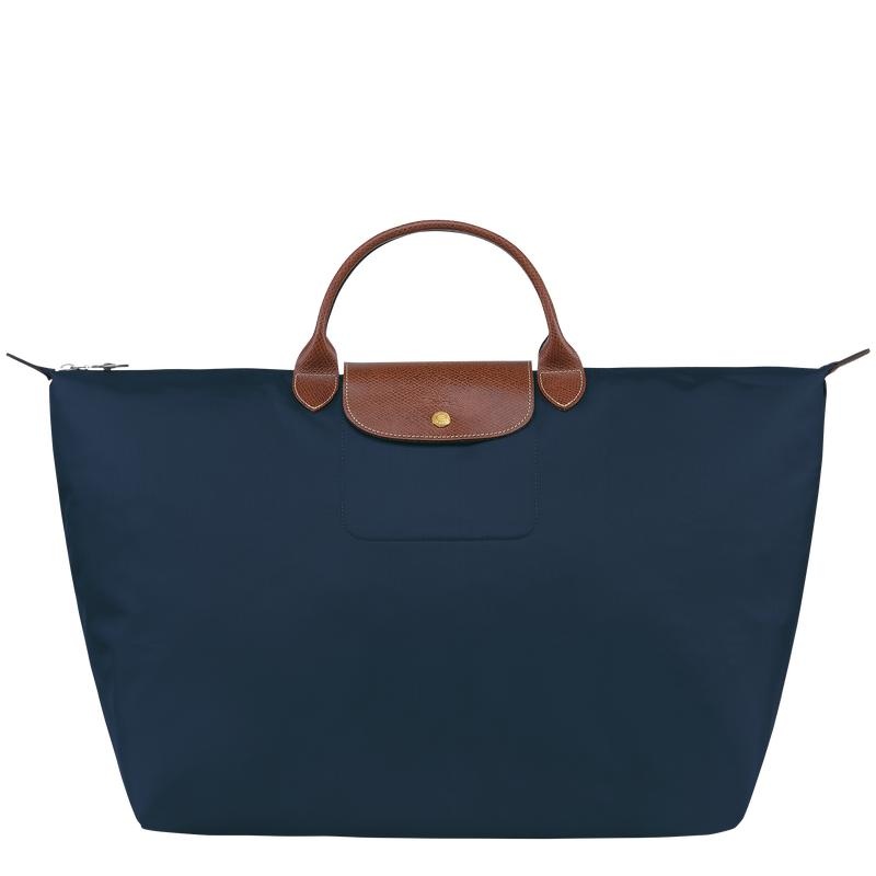 Bolsas de Viaje Longchamp Le Pliage Original S Mujer Azul Marino | 2963-LKHTN