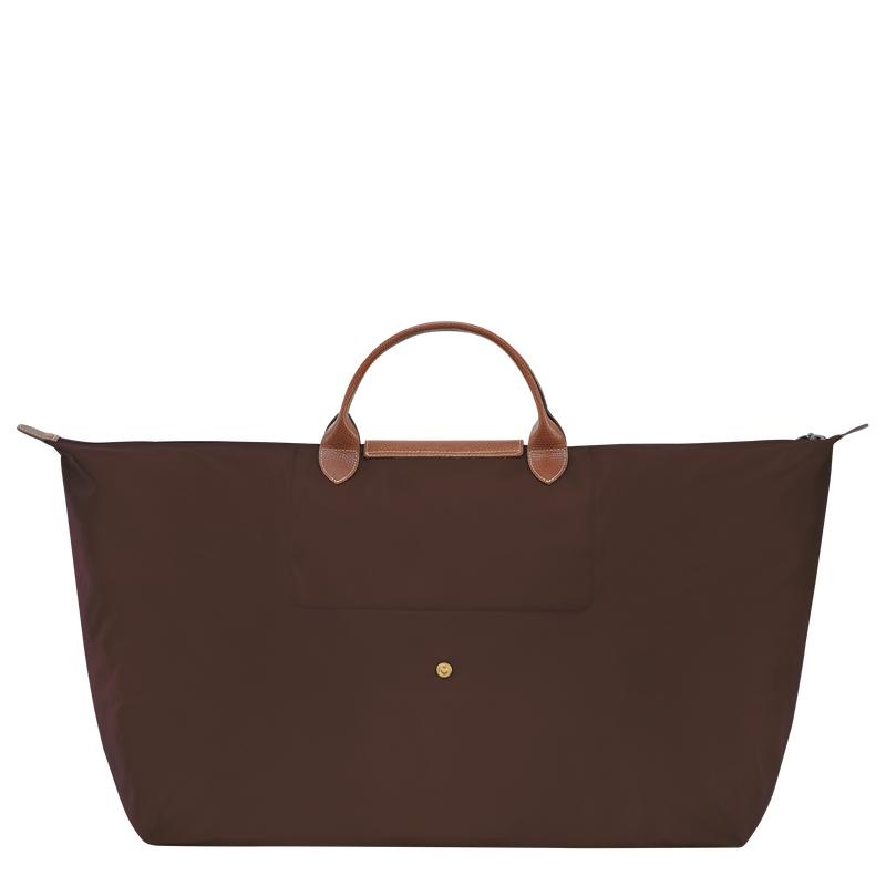 Bolsas de Viaje Longchamp Le Pliage Original M Mujer Marrones | 2093-KTBCH