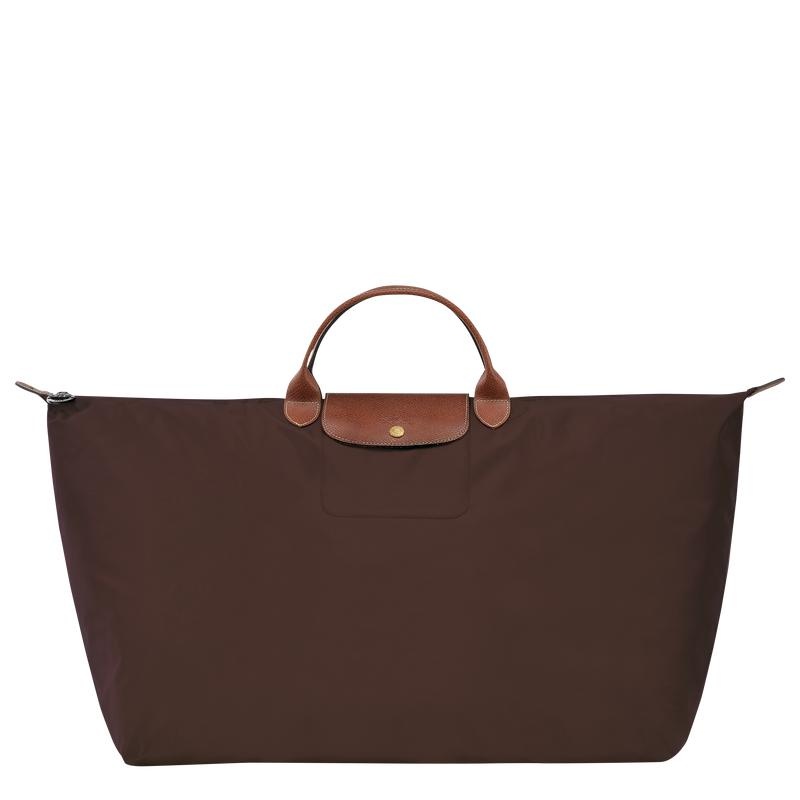 Bolsas de Viaje Longchamp Le Pliage Original M Mujer Marrones | 2093-KTBCH