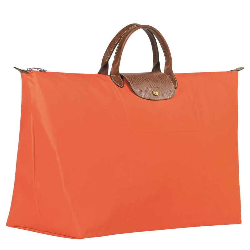 Bolsas de Viaje Longchamp Le Pliage Original M Mujer Naranjas | 8961-TWOPV