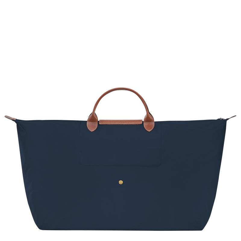 Bolsas de Viaje Longchamp Le Pliage Original M Mujer Azul Marino | 3178-XDIBH