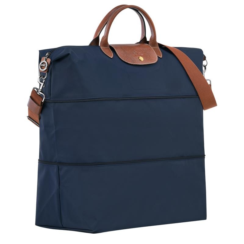 Bolsas de Viaje Longchamp Le Pliage Original expandable Mujer Azul Marino | 0469-ABGWS