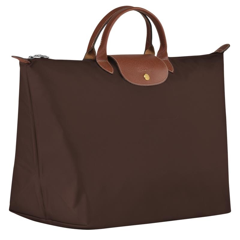 Bolsas de Viaje Longchamp Le Pliage Original S Hombre Marrones | 3247-LCIEB