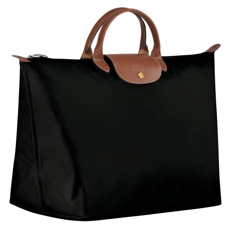 Bolsas de Viaje Longchamp Le Pliage Original S Hombre Negras | 4021-JBTUD