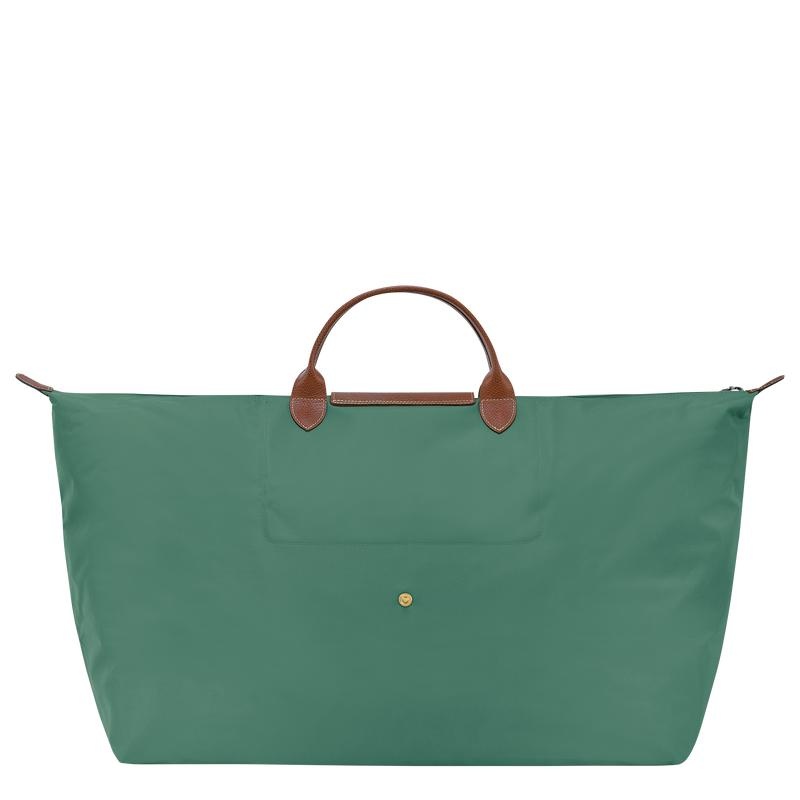 Bolsas de Viaje Longchamp Le Pliage Original M Hombre Verde | 1469-FZRNJ