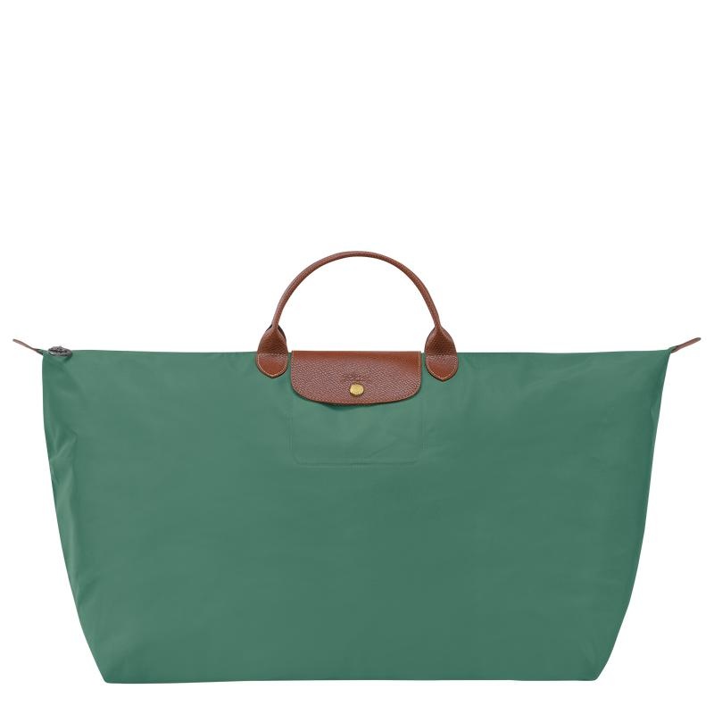 Bolsas de Viaje Longchamp Le Pliage Original M Hombre Verde | 1469-FZRNJ