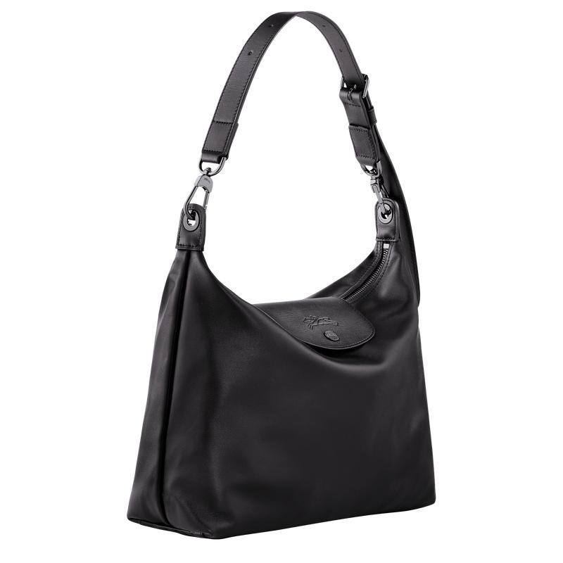 Bolso Hobo Longchamp Le Pliage Xtra M Mujer Negras | 0637-JEFMN