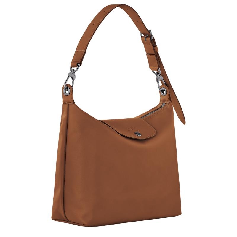 Bolso Hobo Longchamp Le Pliage Xtra M Mujer Marrones | 9170-PTSNK