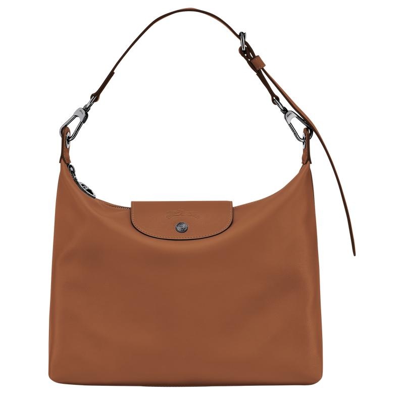 Bolso Hobo Longchamp Le Pliage Xtra M Mujer Marrones | 9170-PTSNK