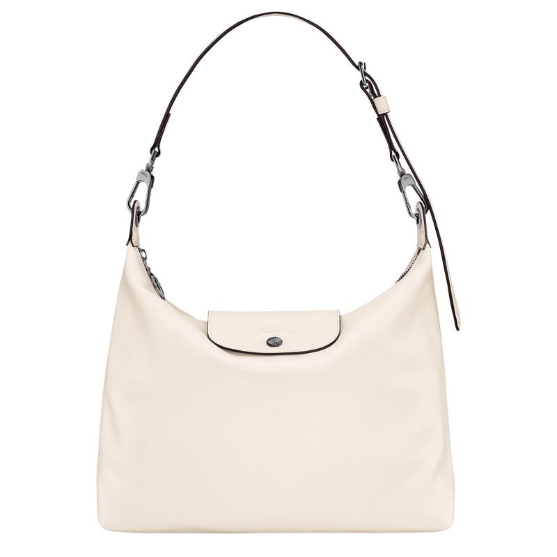 Bolso Hobo Longchamp Le Pliage Xtra M Mujer Blancas | 9308-SYLOJ