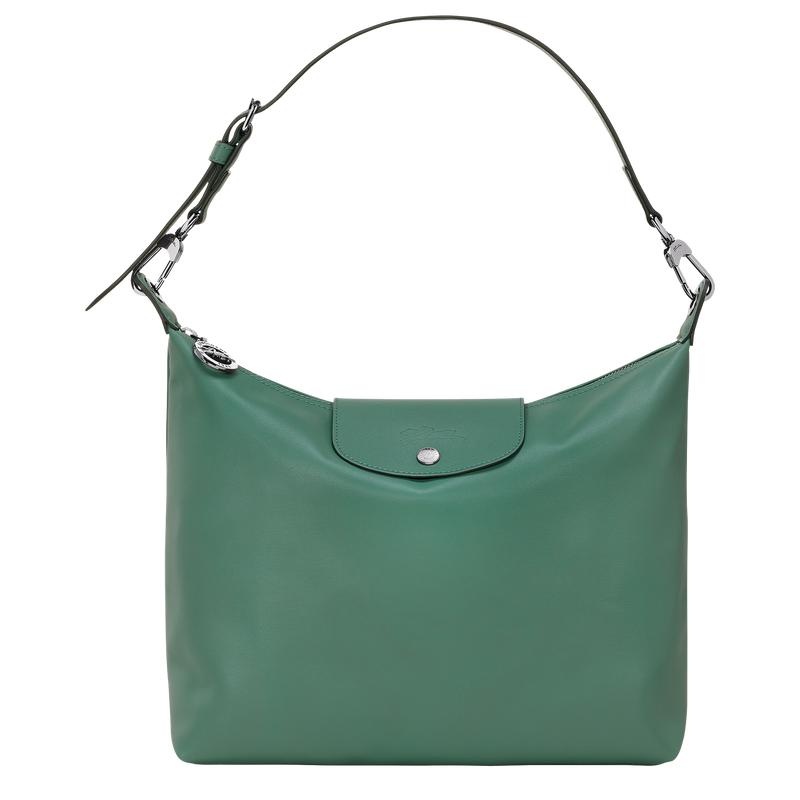 Bolso Hobo Longchamp Le Pliage Xtra M Mujer Verde | 0281-MALIJ