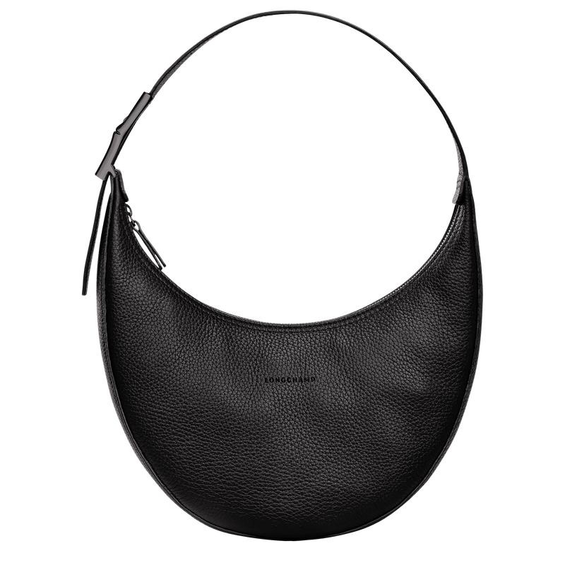 Bolso Hobo Longchamp Roseau Essential M Mujer Negras | 0926-CQEFT