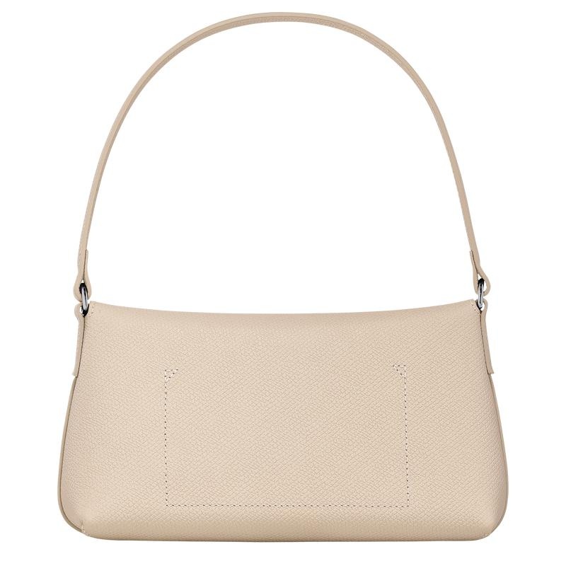 Bolso Hobo Longchamp Roseau S Mujer Blancas | 7459-TSJXV