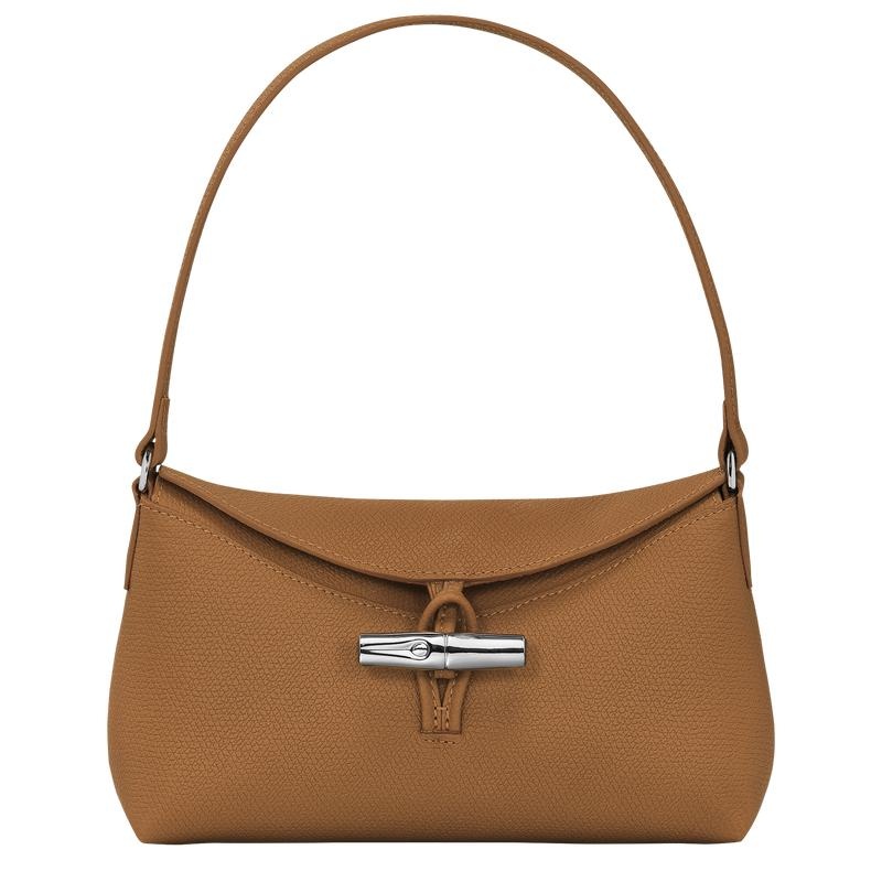 Bolso Hobo Longchamp Roseau S Mujer Marrones | 4217-OIPBS