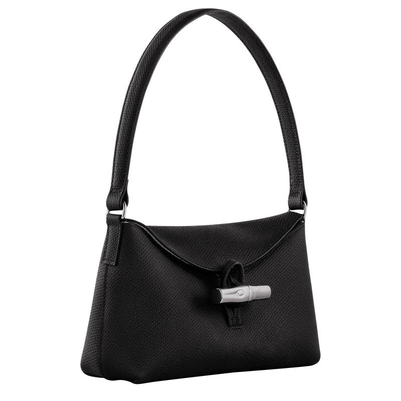 Bolso Hobo Longchamp Roseau S Mujer Negras | 8743-XLGSY