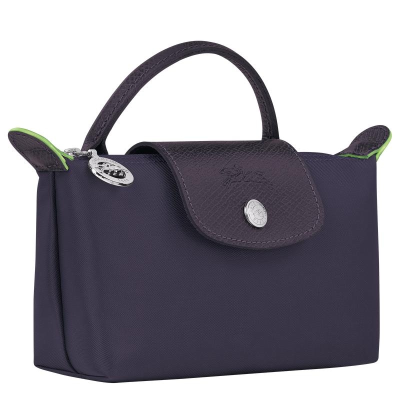 Bolso Pequeño Longchamp Le Pliage Green with handle Mujer Moradas | 3608-LYSUR