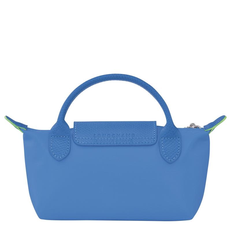 Bolso Pequeño Longchamp Le Pliage Green with handle Mujer Azules | 6428-KPSHO