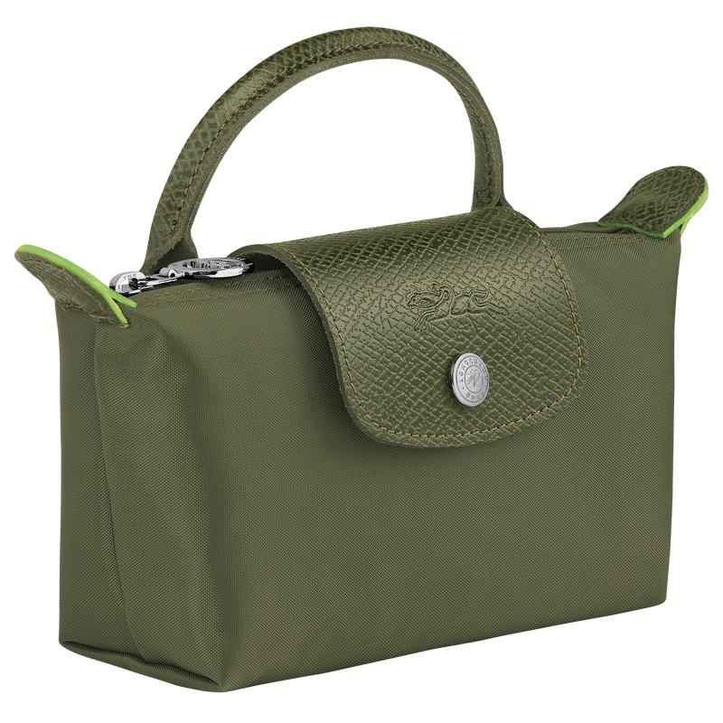 Bolso Pequeño Longchamp Le Pliage Green with handle Mujer Verde | 4510-NOJGX